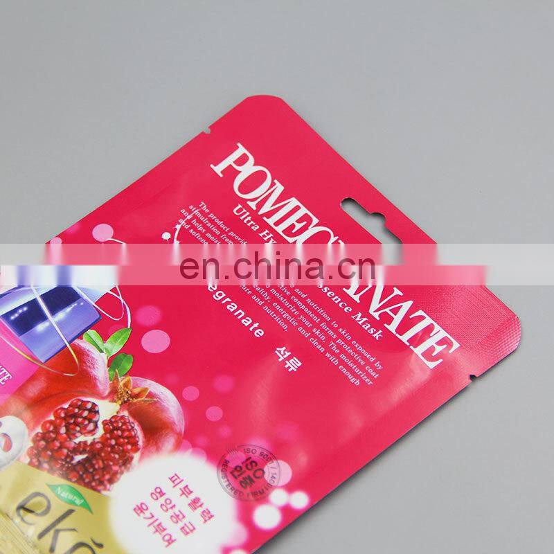 China factory Accept custom printing design cosmetic packaging plastic aluminum foil sachet Bag