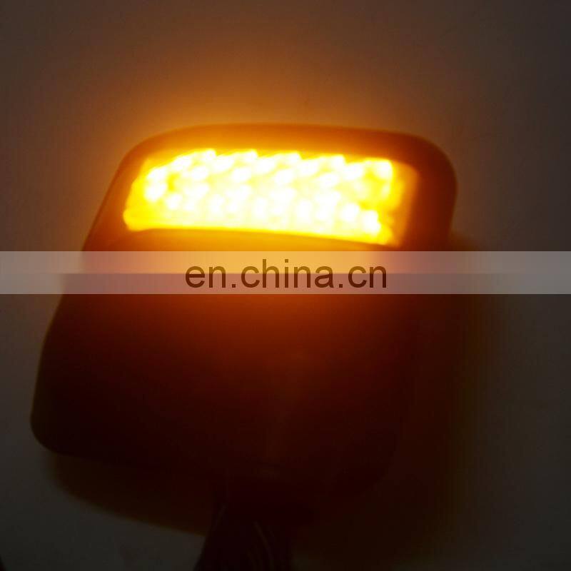 Offroad Rearview Mirror Cover With Light for Jeep Wrangler JK 07+ 4x4 Accessories Maiker Manufacturer