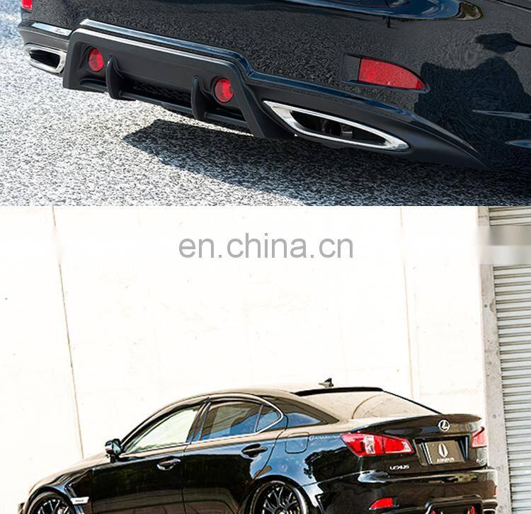 Runde Car Modification Resin Material Old Lexus Upgrade IS300 Body Kit For 2006-2012 Lexus IS250 Aimgain Style Rear Bumper