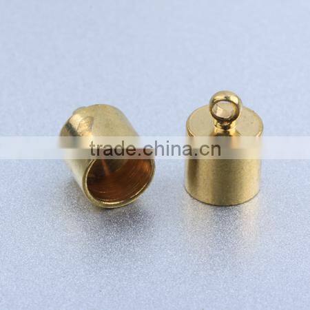 manufacture strong jewelry findings brass cord end