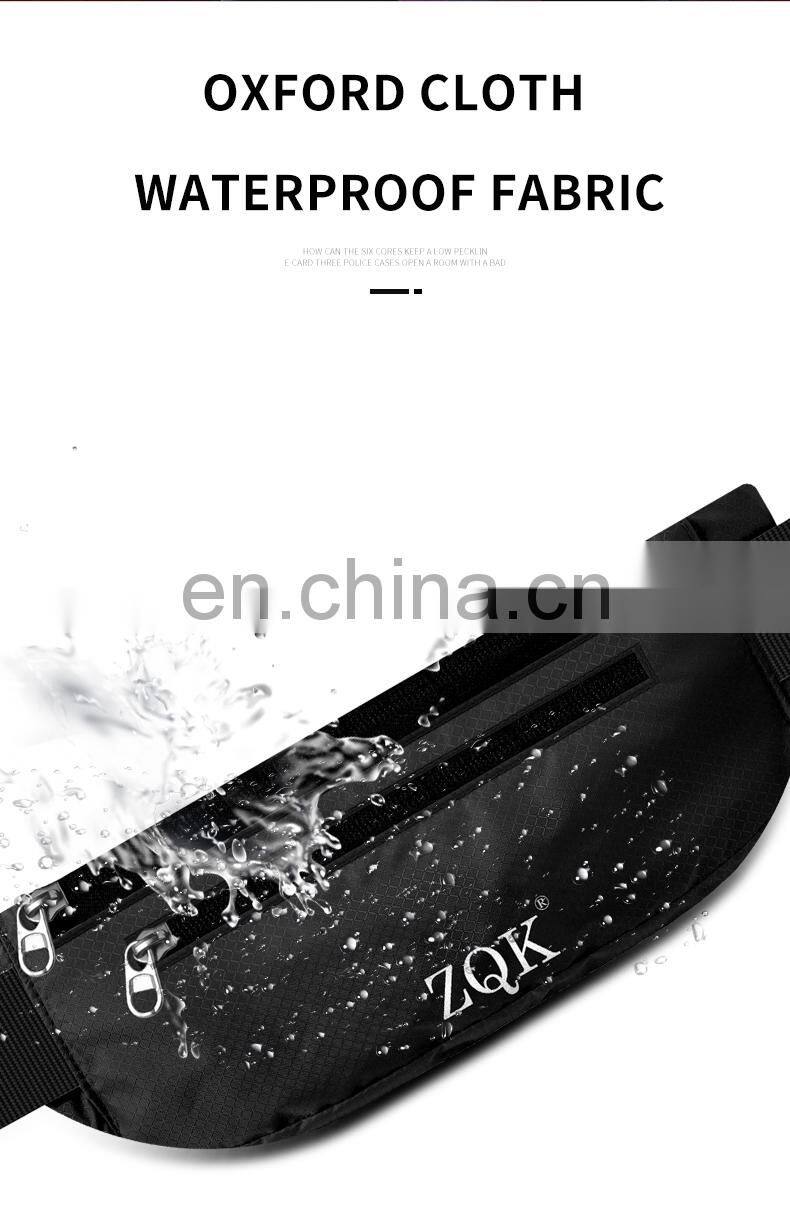 Sports waist bag men and women running mobile phone bag multifunctional waterproof fitness equipment small belt bag 2021 new fas