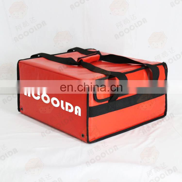 Heated Insulated Pizza Food Warmer Delivery Cooler Box Bags Backpack 500D PVC