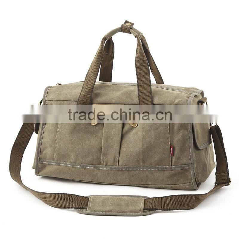 good quality canvas personalized travel bag