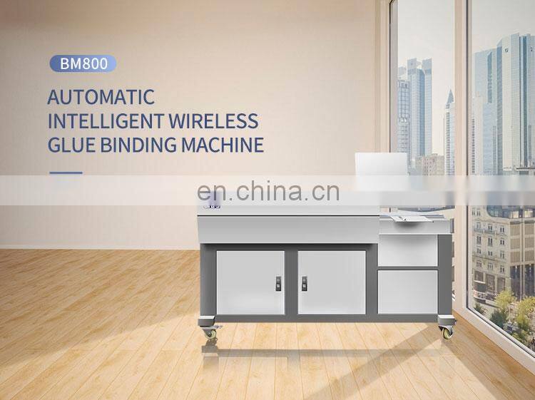 SPB-767HCA3 glue binding machine large format automatic intelligent wireless glue binder