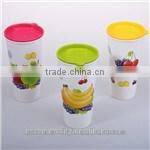 35cm Round plastic colander strainer with lid