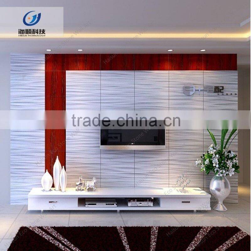 Contemporary Series fire retardant modern 3D stone panels relief wall art