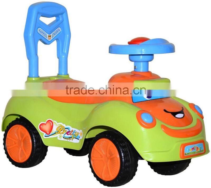 Hor Sale Music Kids or Baby Plastic Ride On ToyCar BM81-50Q(yellow)