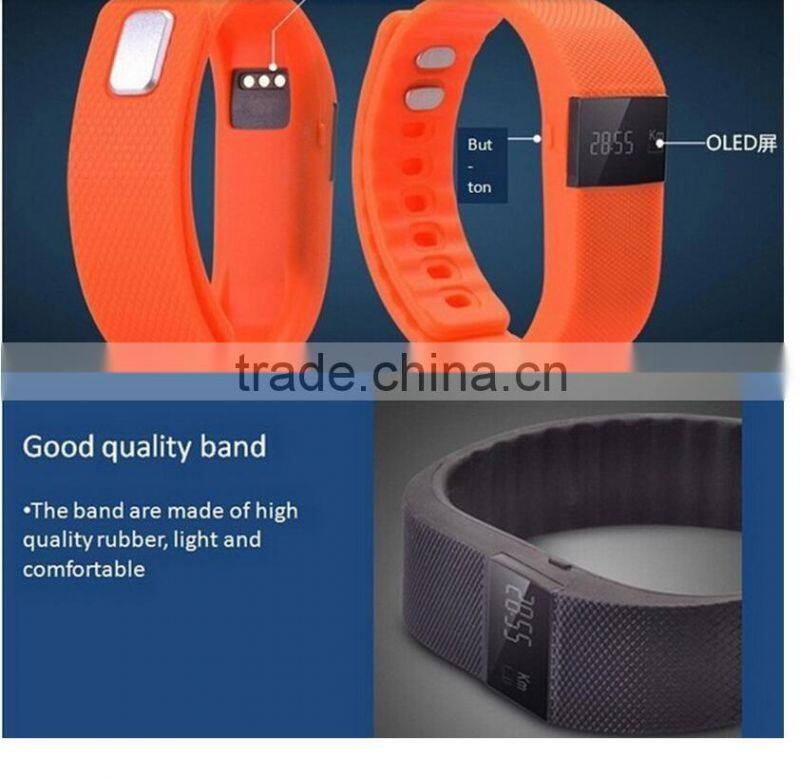 2016 Hot Smart Waterproof Bracelet TW64 with Bluetooth 4.0 for Health Care