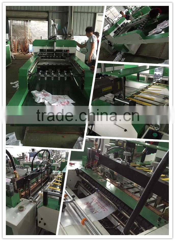 Self Closing And Roll Pack Plastic Bag Sealing,Cutting And Making Machine