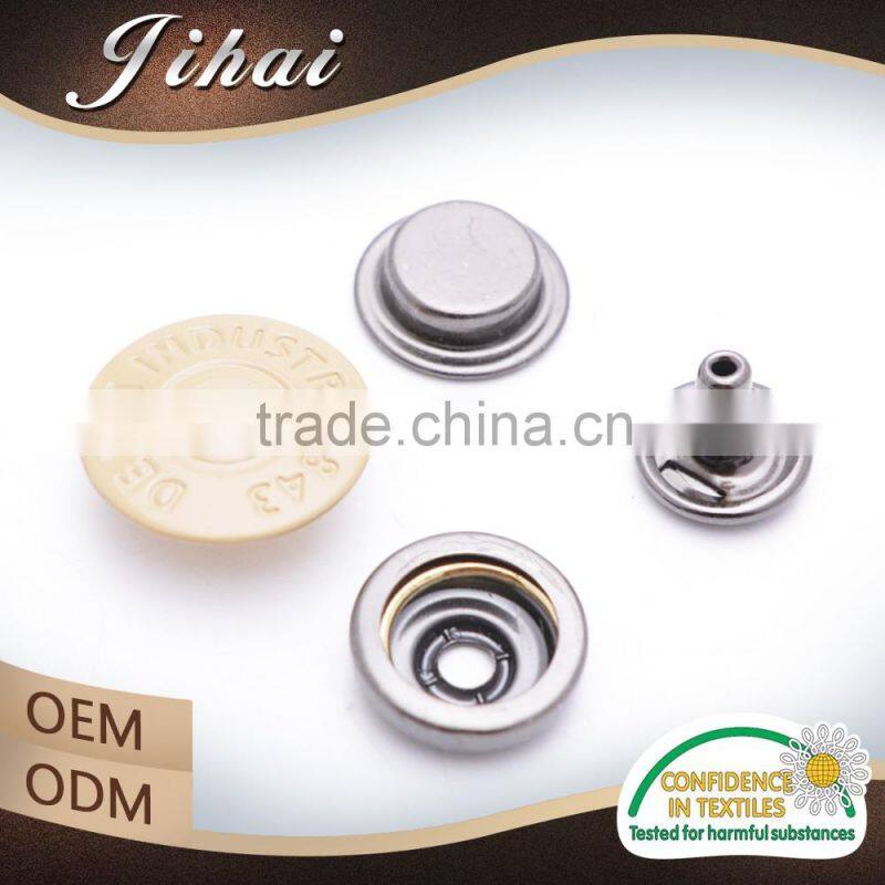 Manufacturer China Metal Fastener Custom Snaps Buttons For Coat