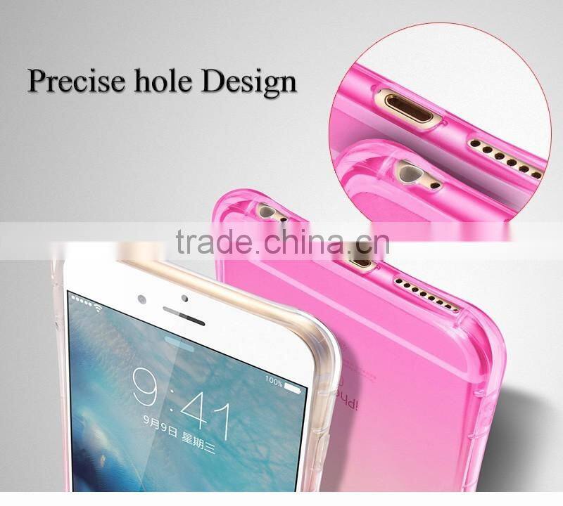 Wholesale back case for iphone 6 plus transparent tpu / 5.5 inch silicon PC TPU Case /bulk cheap Mobile PC Case