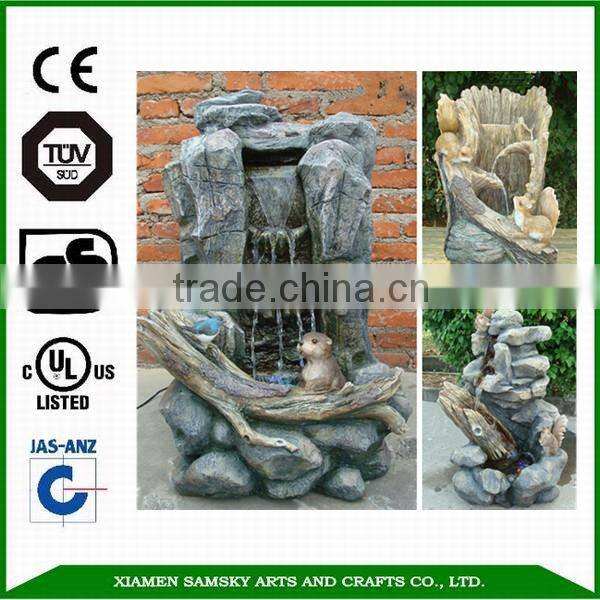 2015 new cement garden water feature