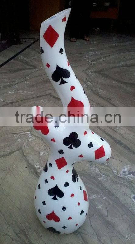 Aluminium Coloured Flower Vase