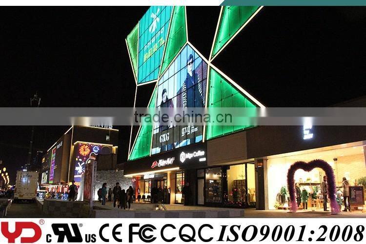 YD CE CQC FCC UL IP68 V-0 Outdoor LED Building Facade Display RGB Light Source