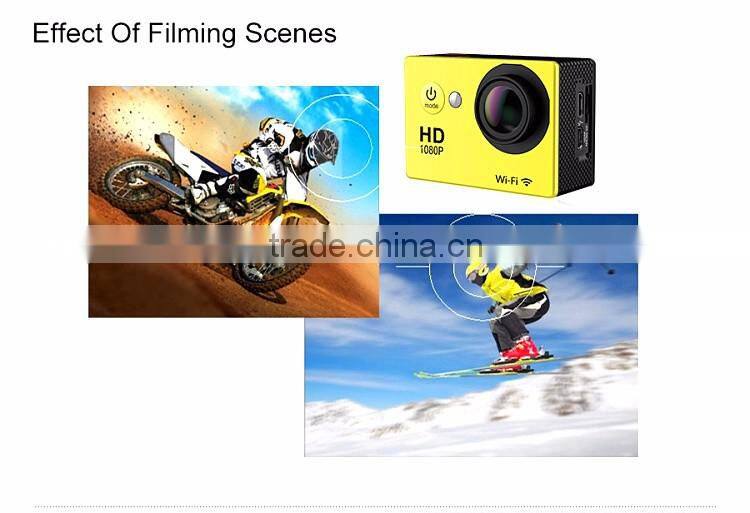 W9 Factory Price 2 Inch Sport DV Full HD 1080P Action Camera With Wifi