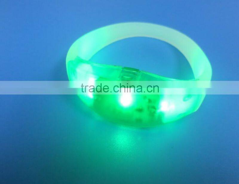 Hot Selling voice control led bracelet sound activated glow bracelet for party clubs concerts dancing christmas