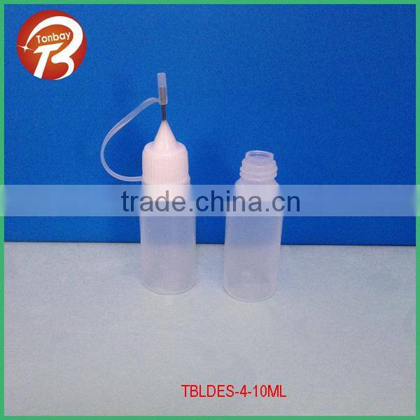100ml LDPE e liquid empty bottles with stainless needle cap TBLDES-4