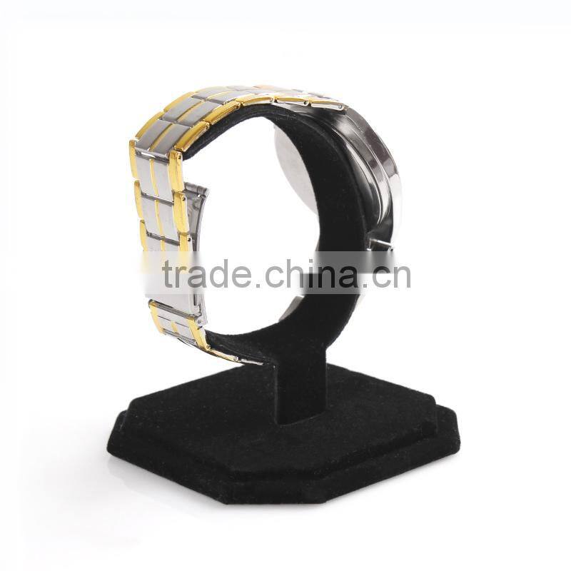 Wholesale Black DIY Fabric Watch C-stand Bracelet Jewelry Display Stand Holder Showcase Watch Display Stand Holder