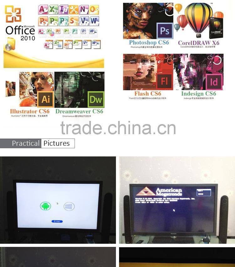 Windows 8.1 remote control LAN port mini pc i5