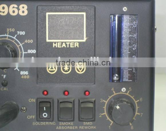 HOT! 500W bga soldering station 220V/110V 3 in 1 SMD hot air soldering station Aoyue 968
