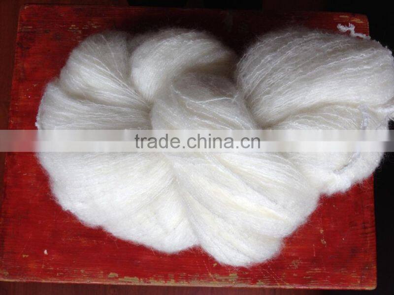 acrylic/wool/mohair/nylon blended brushed yarn