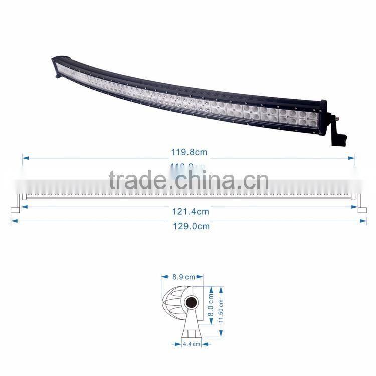 2016 Hottest and factory diretly! 288W 50 inch curve led light bar mounting bracket