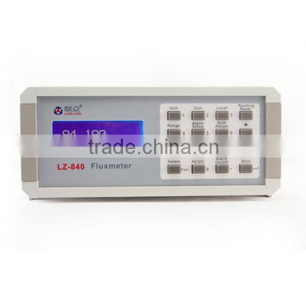 LINKJOIN LZ-840 fluxmeter fluxmeter magnetic flux meter manufacture with CE Certification trade assurance supplier