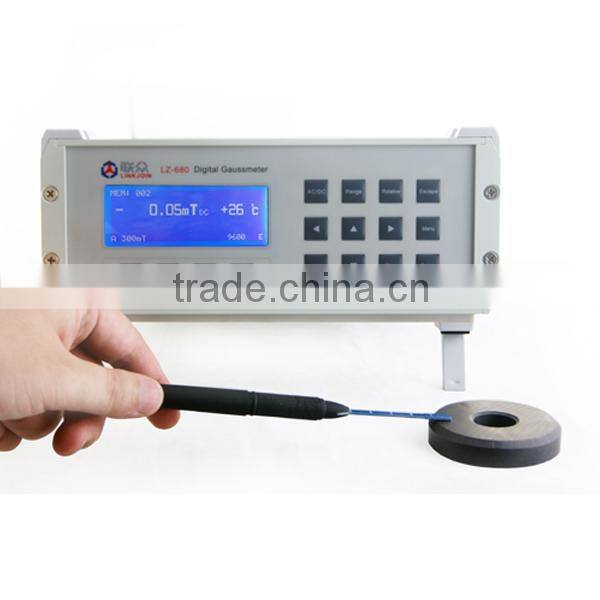 LINKJOIN LZ-680 Stationary gauss tesla meter digital gauss meter magnetic field measuring manufacture trade assurance supplier
