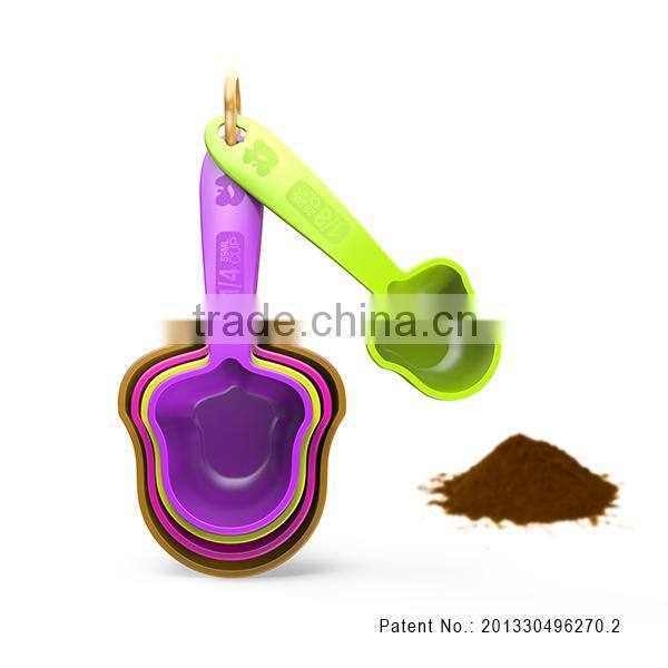 Pinecone Shape Plastic Measuring Spoon Set