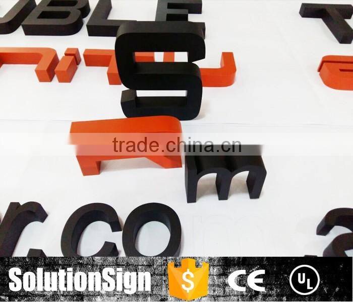 Custom led backlit stainless steel signs channel letters