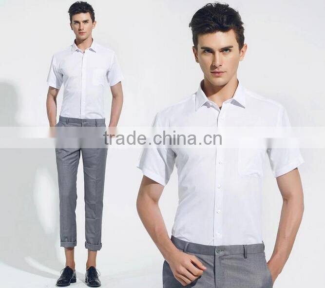 Elastic comfortable shirt fabrics Plain cotton stretch poplin