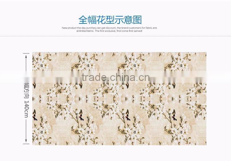 OEM assured digital printed 100 silk stretch satin fabric