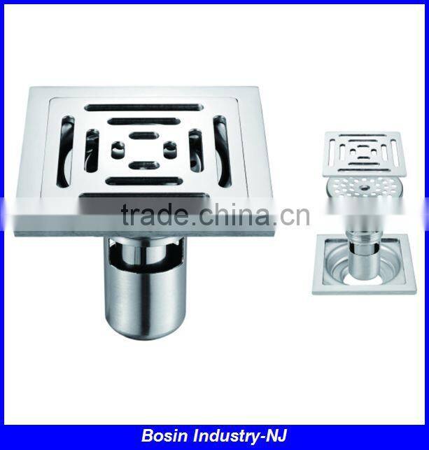 4 inches rectagular stainless steel floor drain grate