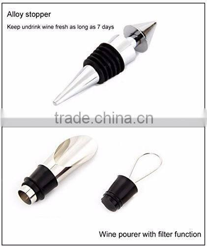 Wine Connoisseur Kit Wine Accessories Bottle Opener Dinner Party Gift Bar Set