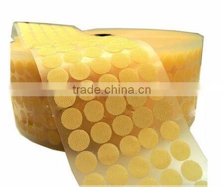 Self- adhesive hook and loop dots back with glue manufacturer