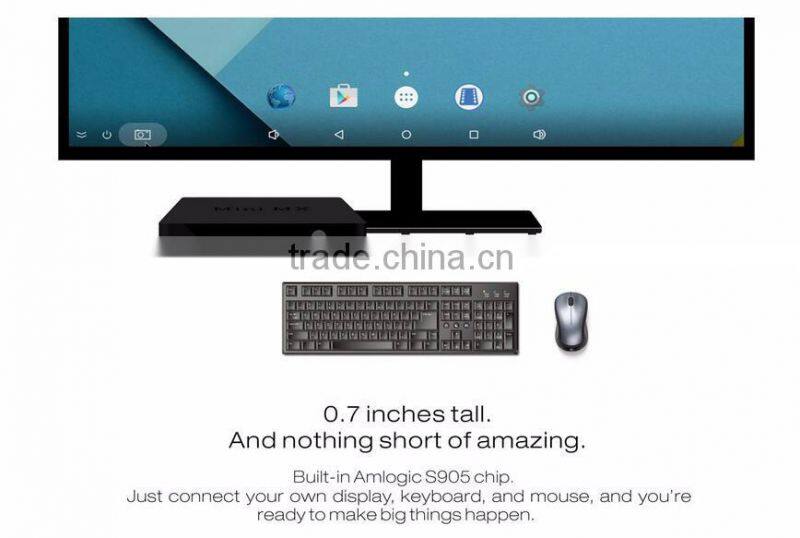 Mini MX TV Box Android 5.1 Amlogic S905 Quad-core 1GB RAM 8GB ROM 2.0 Bluetooth 4.0 2.4GHz WiFi Mini MX TV BOX