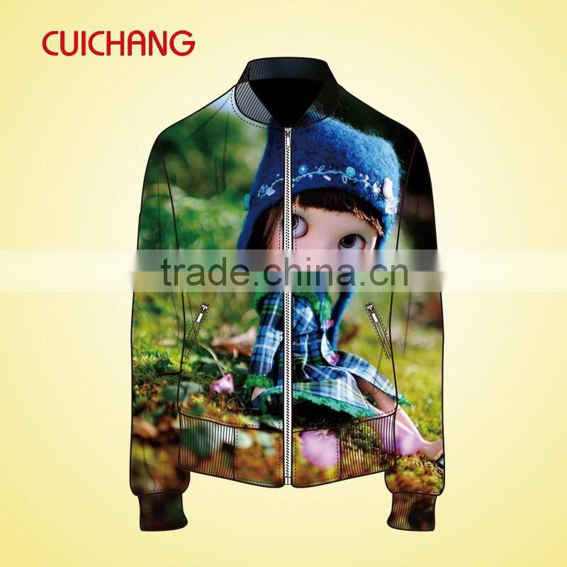 Fashion High Quality Custom Fleece Varsity Jacket Wholesale For Women AJ-463