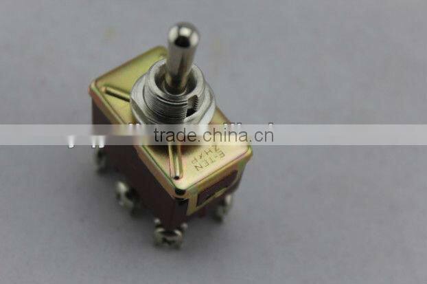 KN3A-214 waterproof mini yellow chrome toggle switch