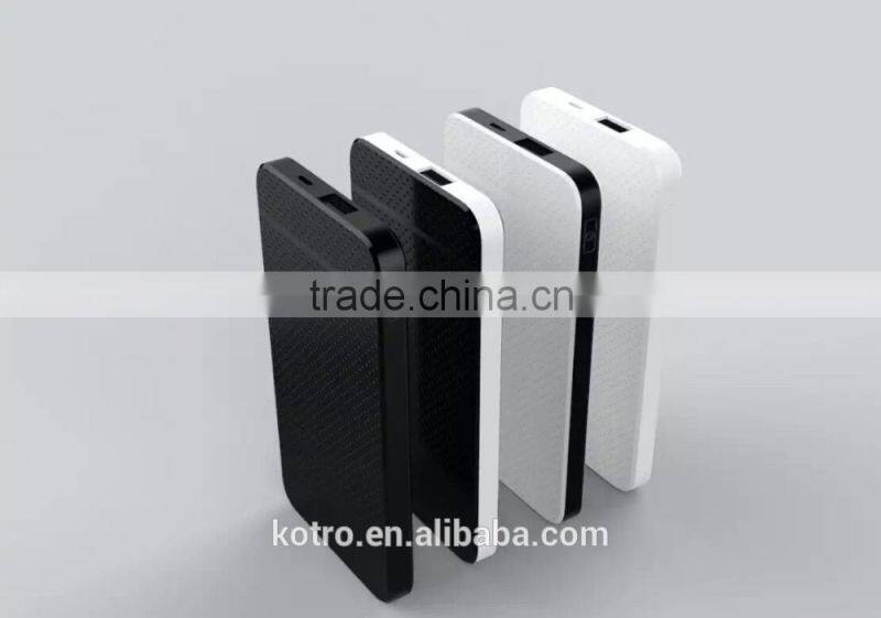 Newest 4000mAh Li-polymer battery charger classical Portable Power bank Pack