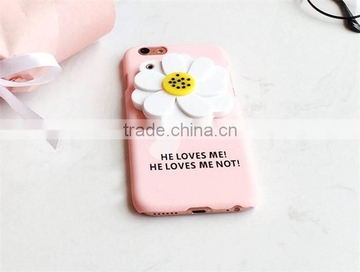 new arrival cute mirror cover flower case for iphone 6 6s plus