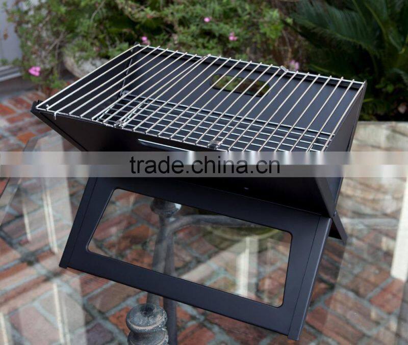 2015 New Product Notebook Charcoal Grill/charcoal bbq grill/foldable barbecue grill/portable bbq grill/Folding BBQ Grill