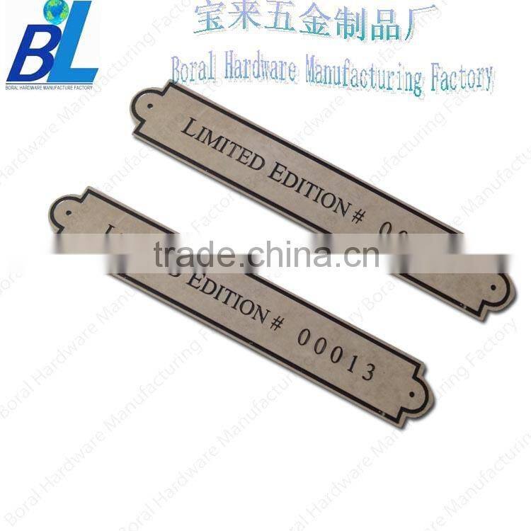 Rectangle metal name plates for cubicles