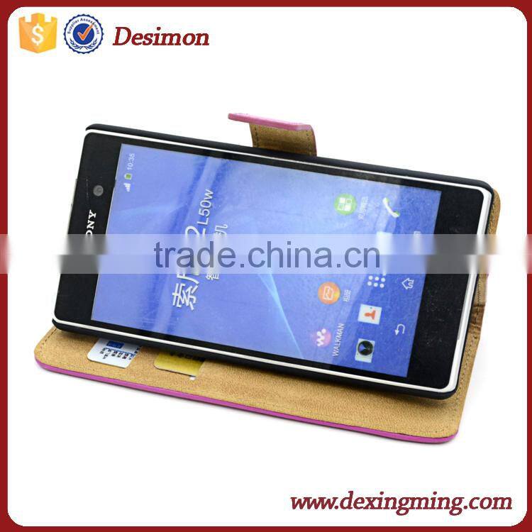 for sony xperia Z2 case cover, for sony xperia Z2 leather case