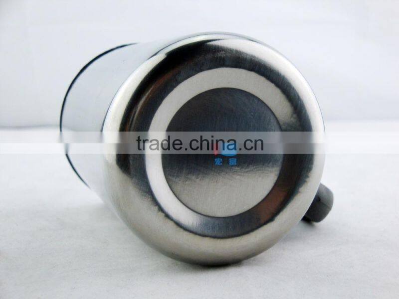 #410/201 SS double-layer creative stainless steel thermal cup/office mug