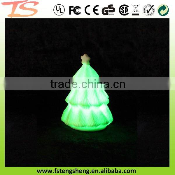 plastic color Changing LED Christmas Tree decor Lamp Night Light