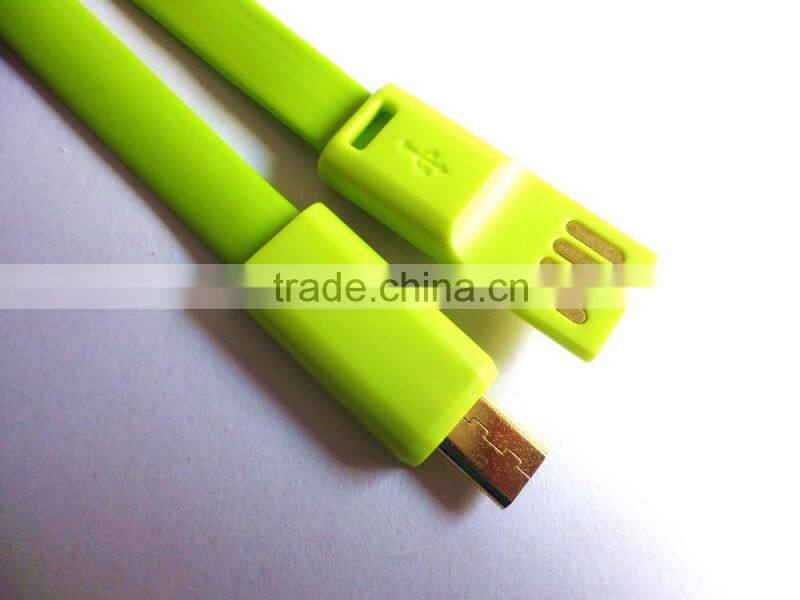 factory price fashion magnetic double sides USB micro cable