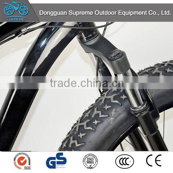 2015 hot selling with fat bike shock fork for fashion 26 inch 27 speeds fat tyre beach bike