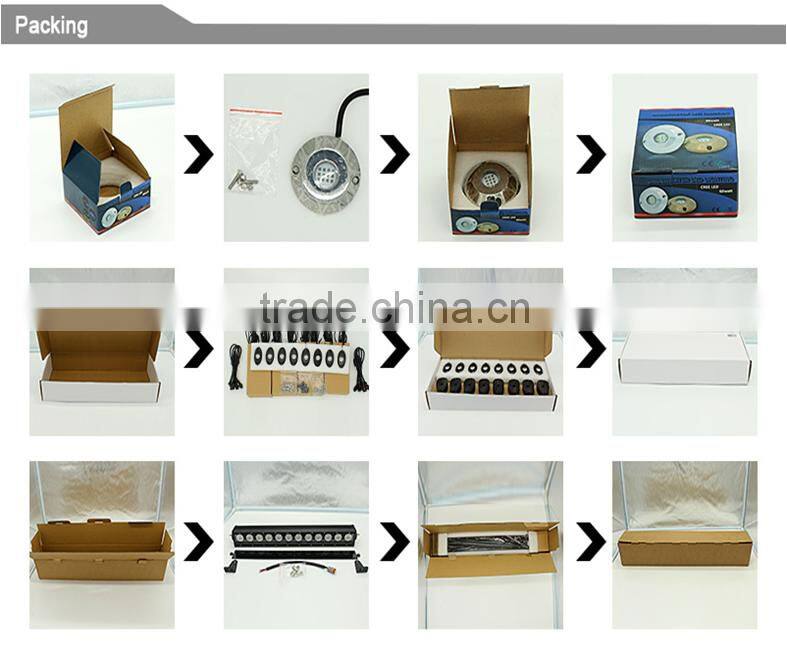 WEIKEN 60w RGB led mini light underwater Wireless boat Swimming Pool lights