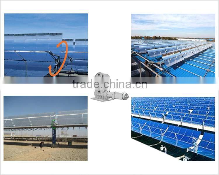 elevation install slew drive with flange and encoder for solar tracker