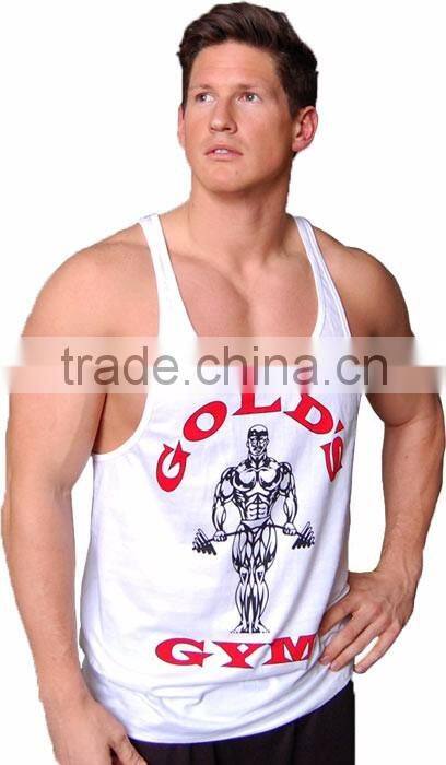 mens gym tank top bodybuilding stringer tank top